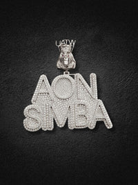 AON SIMBA Iced Lion Pendant