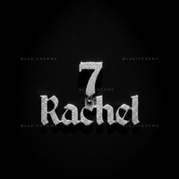 The "RACHEL 7" Sovereign: Old English Gothic script & Numerology Emblem Pendant