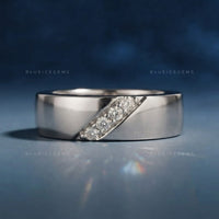 The Modern Heirloom: Bold 6MM Round Cut Statement Band for Him