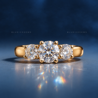Artistic Mixed-Metal Round Diamond Anniversary Heirloom Ring