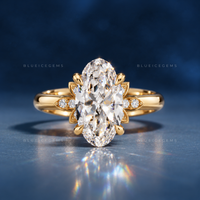 The Elowen Sculpted Floral Engagement Ring