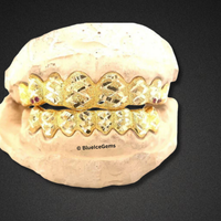 Full Diamond-Cut Lattice Grillz