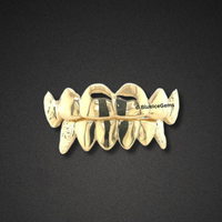Yellow Gold Open-Face Classic Grillz