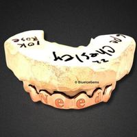 Rose Script Bar Grillz