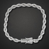 The "Icy Twist" Rope Diamond Chain