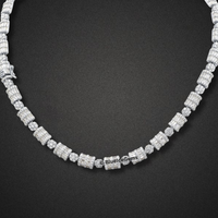 The "Emerald Glow" Diamond Tennis Chain