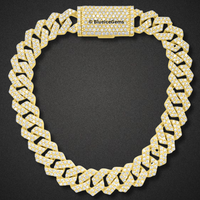 The "Heavyweight Iced Out" Cuban Chain