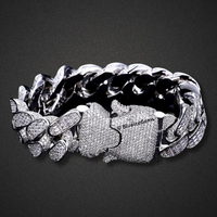 Iced Out Panther Miami Cuban Link Bracelet