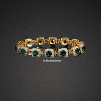 "The Royal" Emerald & Diamond Bracelet