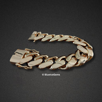 Classic Polished Gold Miami Cuban Link Bracelet