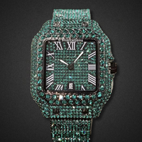 The "Emerald Sentinel" Diamond Watch