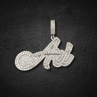 The "Ari" Diamond Script Pendant