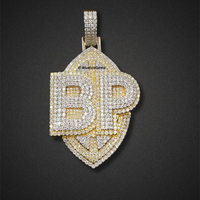 The "BP Shield" Diamond Emblem Pendant