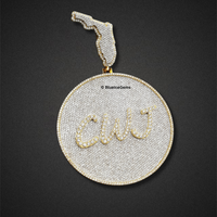 The "CWJ" Diamond Medallion Pendant