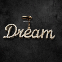 The "Dream Blowout" Diamond Script Pendant