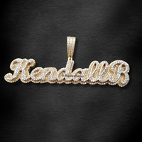 The "Kendall B" Diamond Signature Pendant