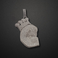 The "King of Diamonds" Regal Mask Pendant