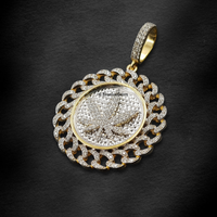 The "Leaf of Luxury" Diamond Medallion Pendant