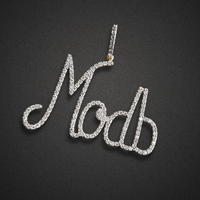 The "Modb" Diamond Signature Script Pendant
