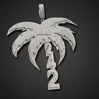 The "Palm Tree 242" Diamond Island Pendant