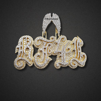 The "Rich God" Diamond Wing Pendant