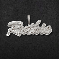 The "Ruthie" Diamond Signature Script Pendant