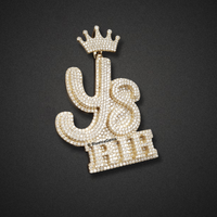 The "YS RIH" Crowned Diamond Pendant