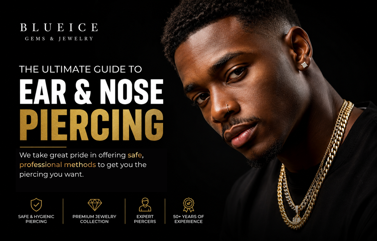 Ear piercing placement guide