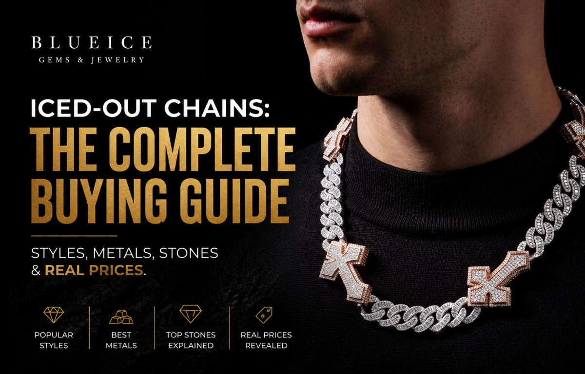 Iced-Out Chains: The Complete Buying Guide to Styles, Metals, Stones and Real Prices