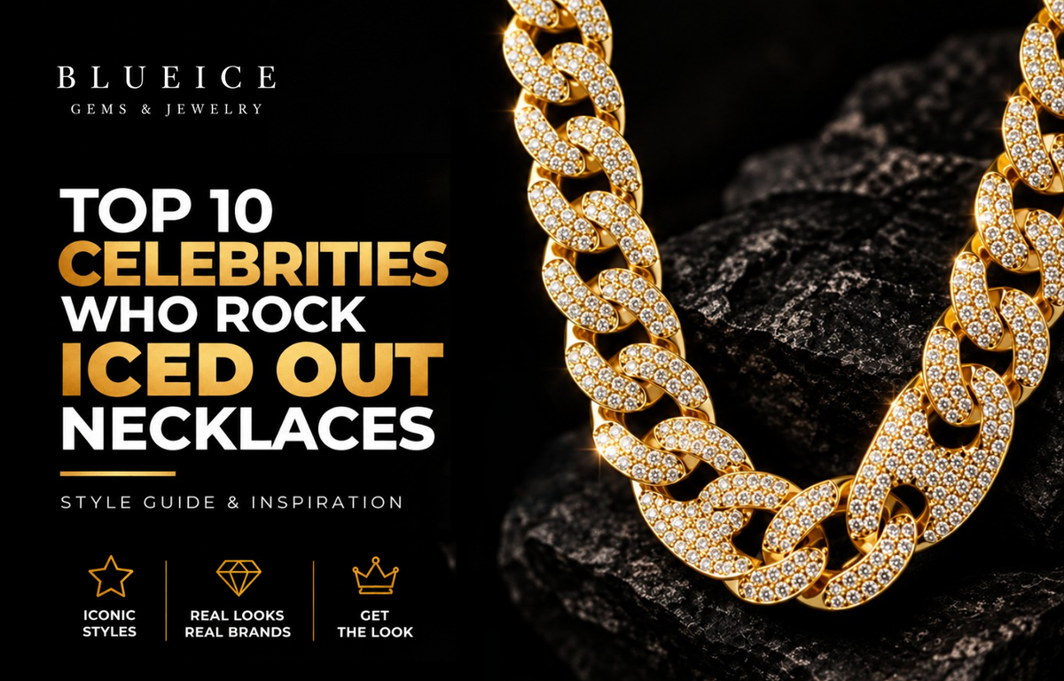 Top 10 celebrities who rock iced out necklaces and Cuban link chains