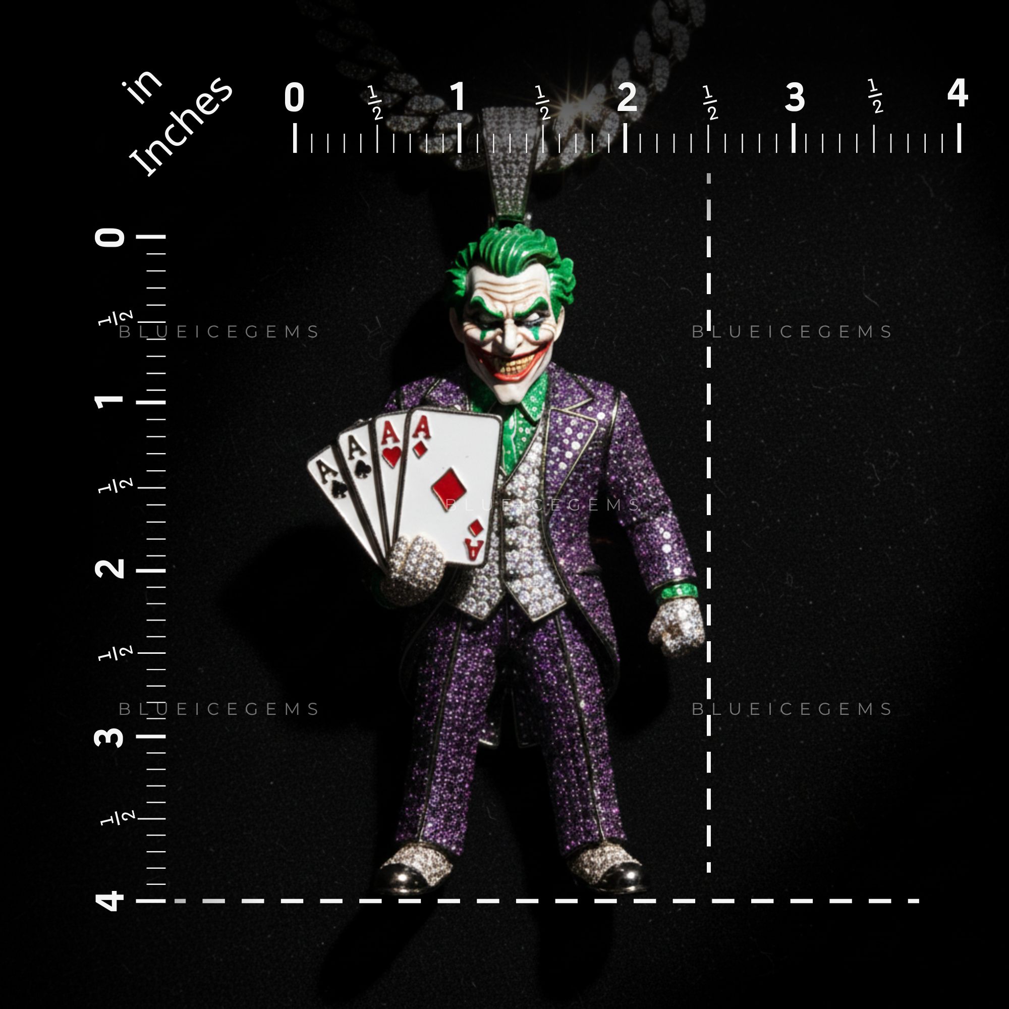 The Clown Prince: Amethyst-Flooded Joker & Diamond Aces Sovereign