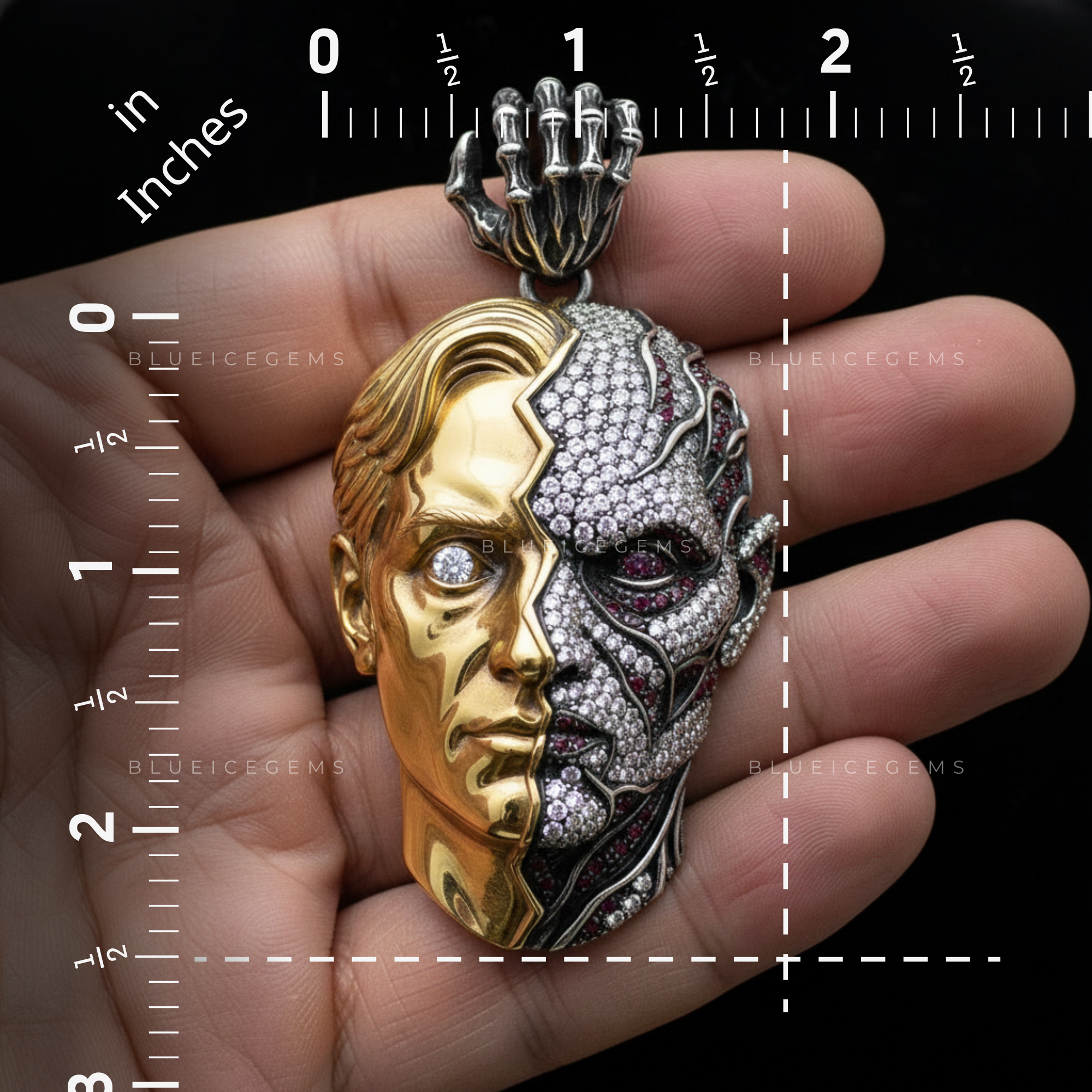 The Duality Sovereign: Polished Gold & Cyber-Organic Diamond Mutation