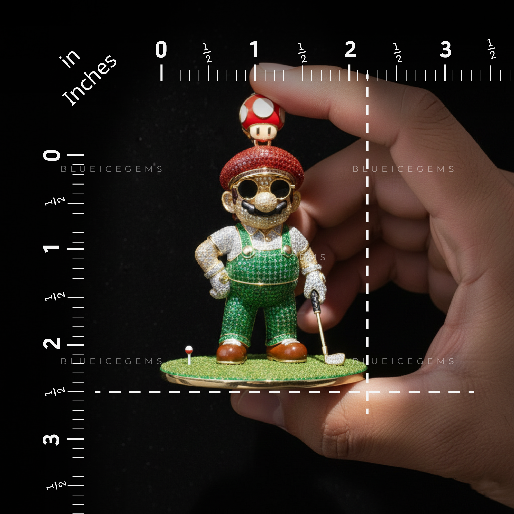The "SUPER" Links: Emerald Overalls & Ruby-Crested Golfer Sovereign