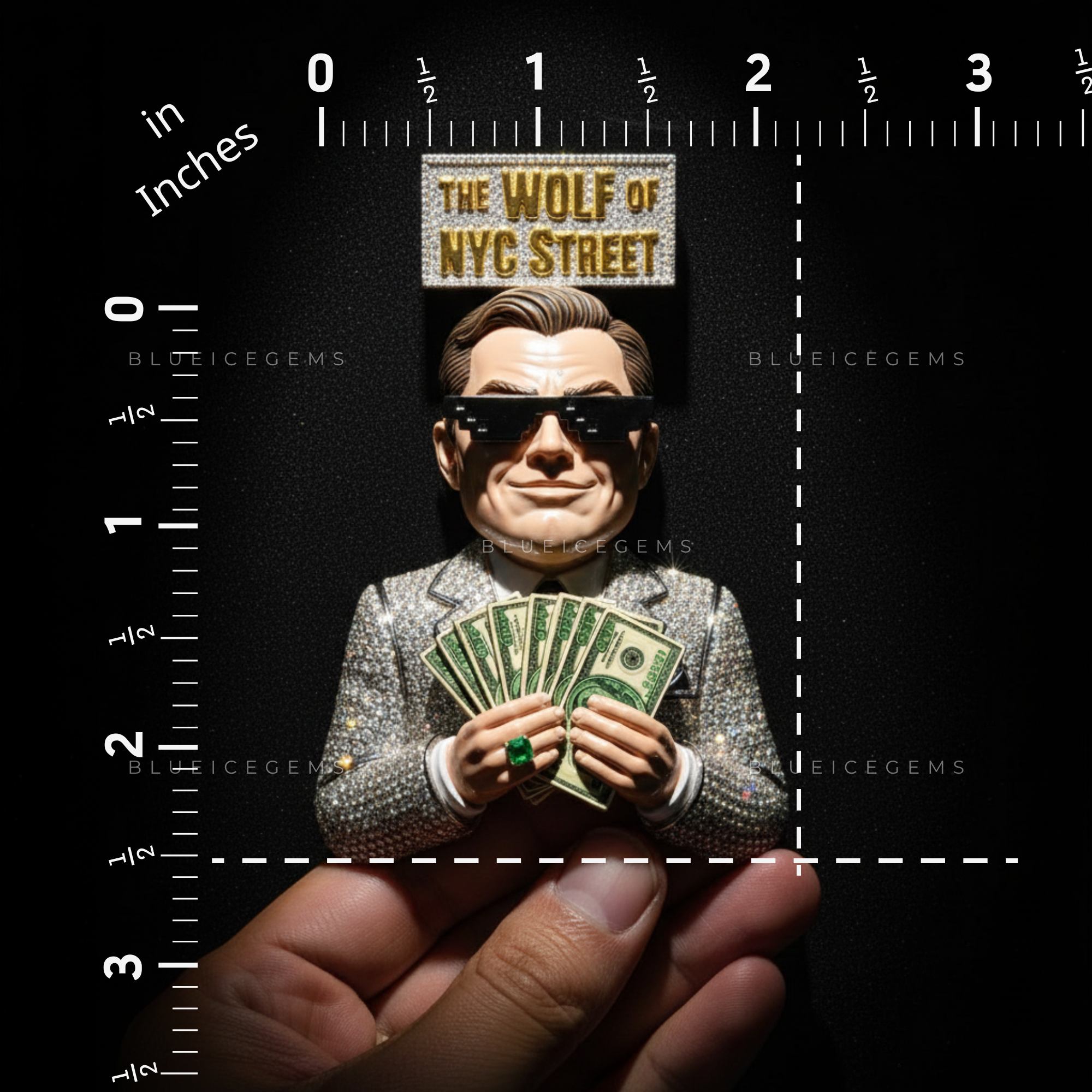 The "WOLF OF NYC" Alpha: Emerald Signet & Diamond-Suit Market Sovereign