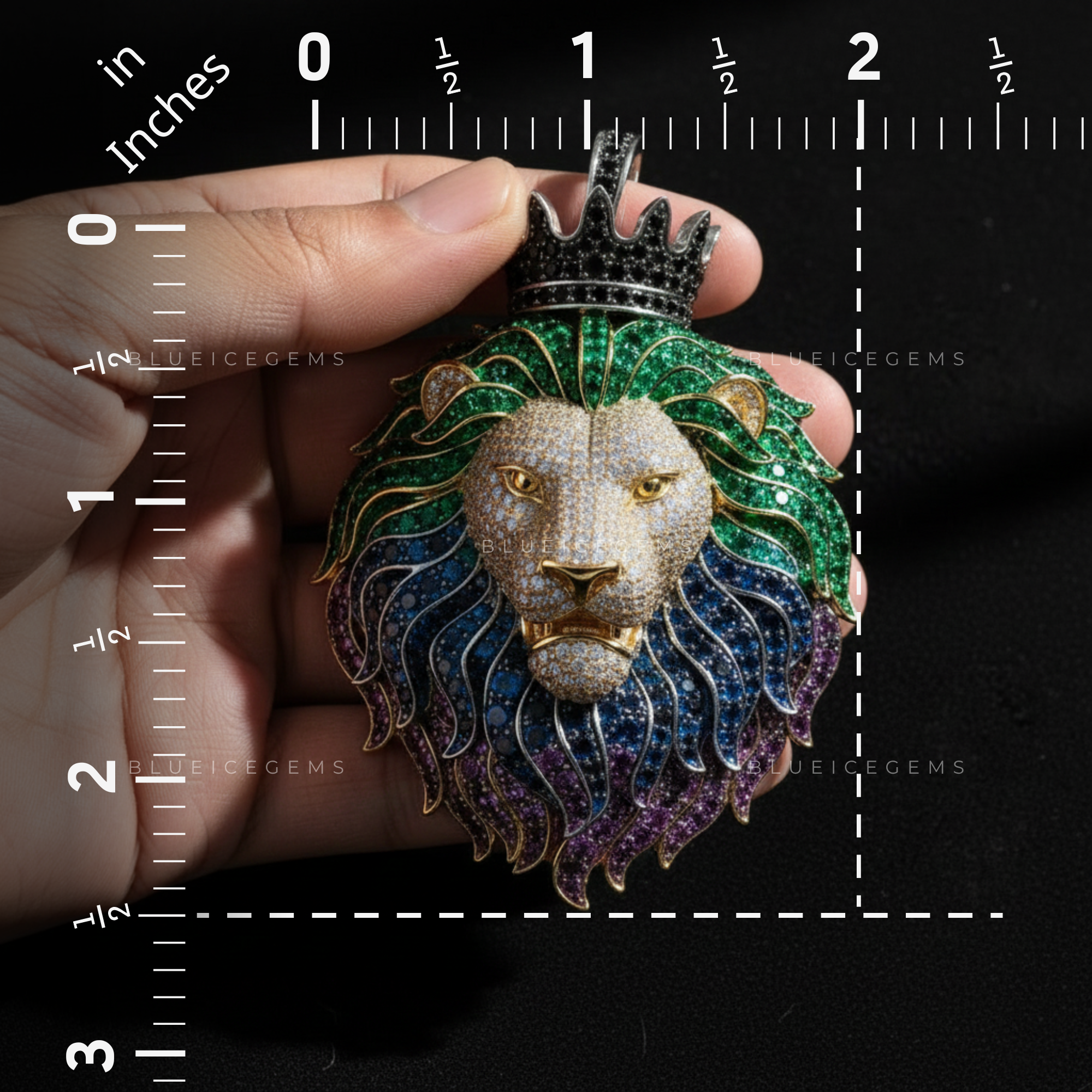 The Apex Monarch: Aurora Mane & Black Diamond Crown Sovereign
