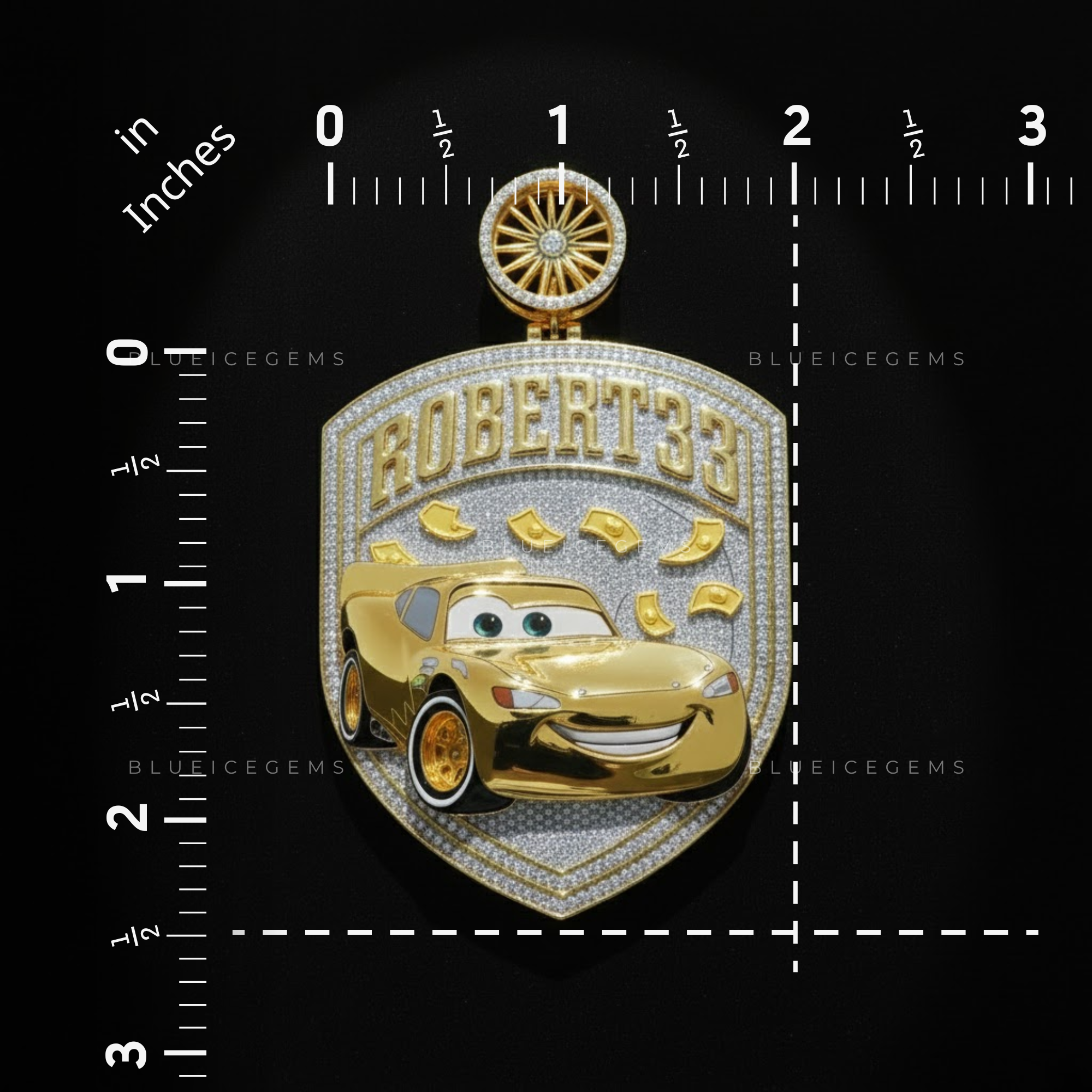 The "ROBERT 33" Velocity: Golden Race-King & Diamond Aero Shield