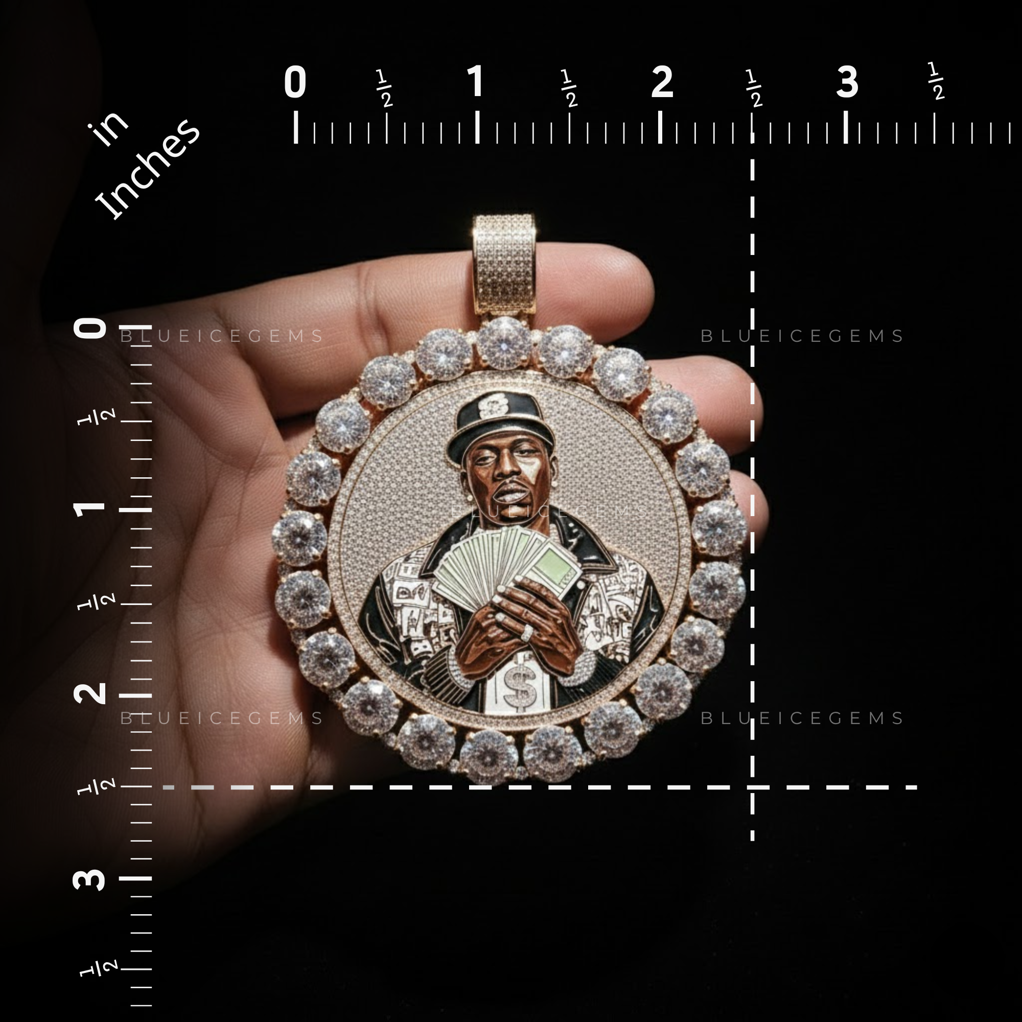 The Imperial Hustle: Rose Gold Solitaire Halo & Diamond Portrait Sovereign