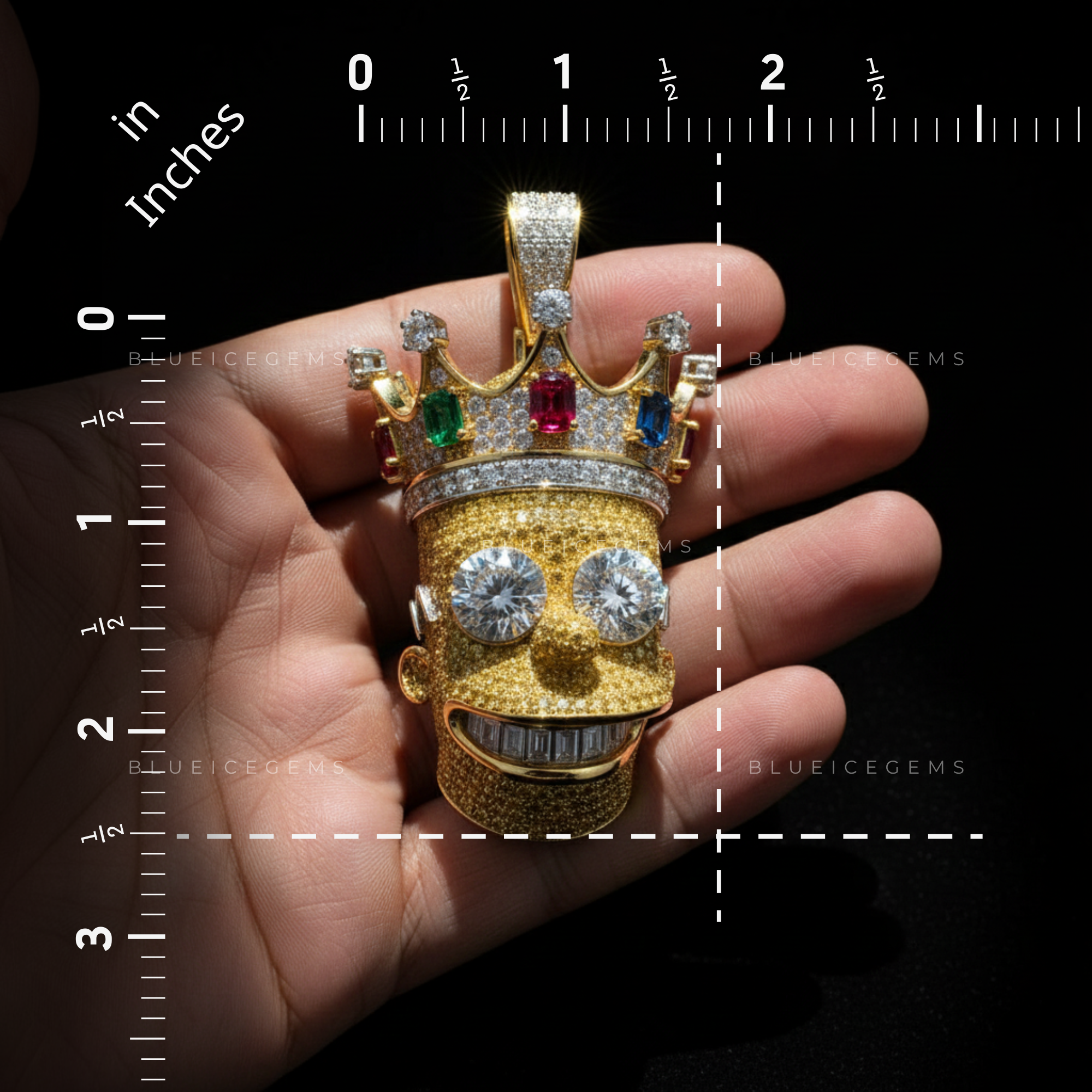 The Crowned Rebel: Canary Diamond Icon & Vivid Gemstone Sovereign