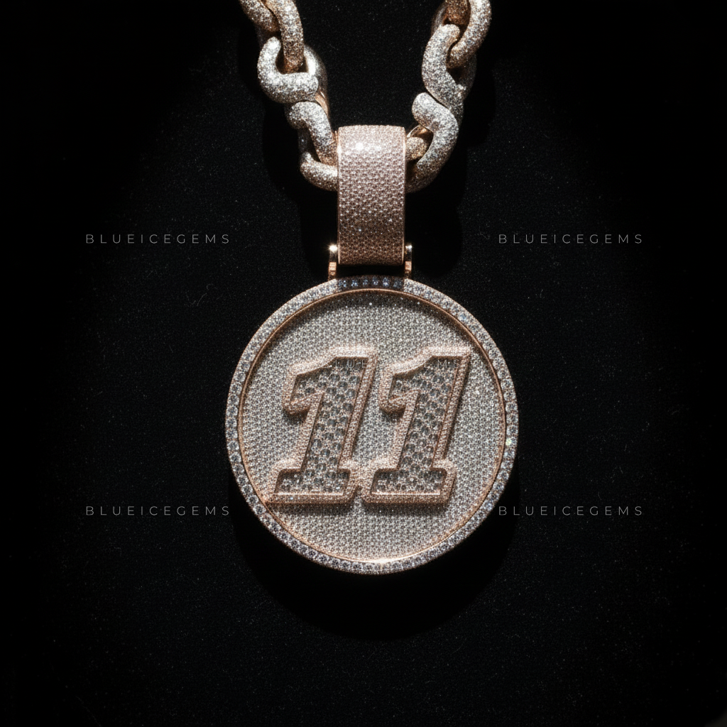 The "11" Prime: Rose Gold Circular Shield & Diamond Inlay Sovereign