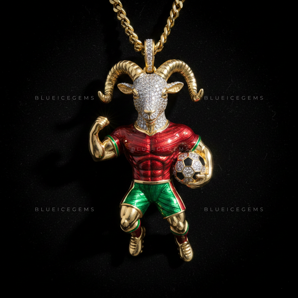 The Pitch Monarch: G.O.A.T. Striker & Enamel Pitch Sovereign