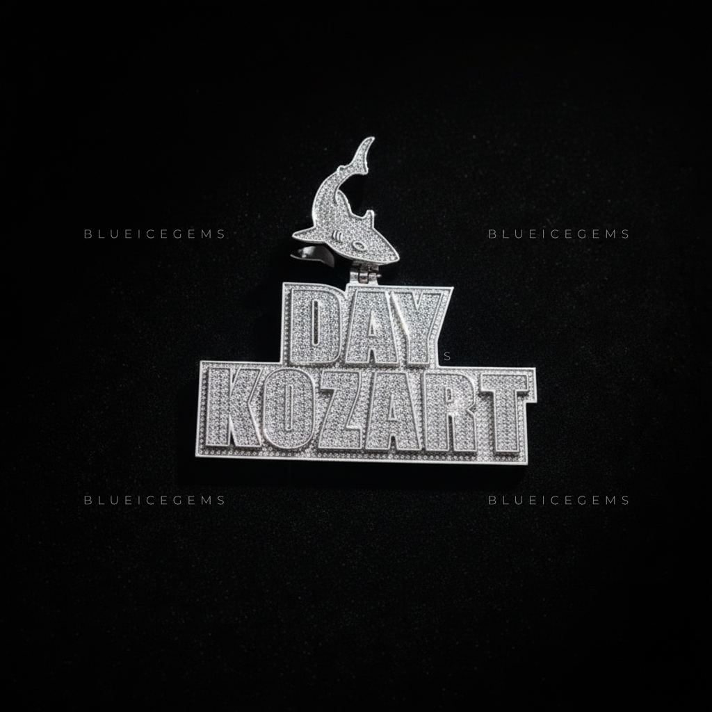 The "DAY KOZART" Predator: Shark-Top Architectural Block Pendant