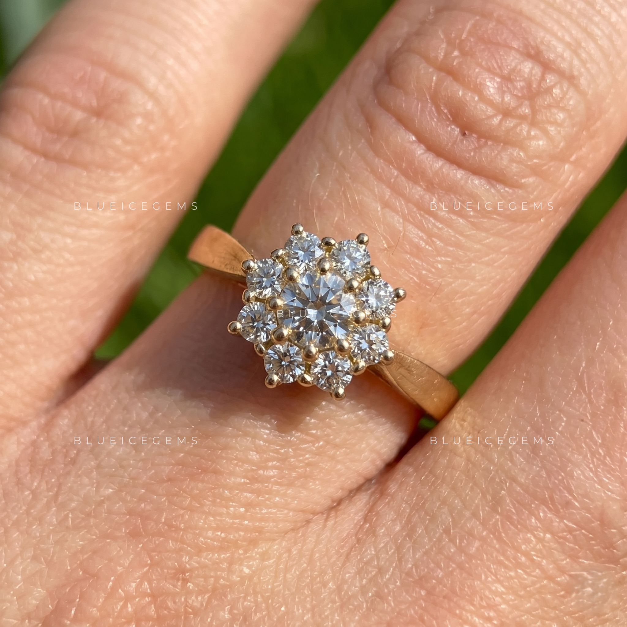 Eternity Sparkle Round Cut Seven Stone Band
