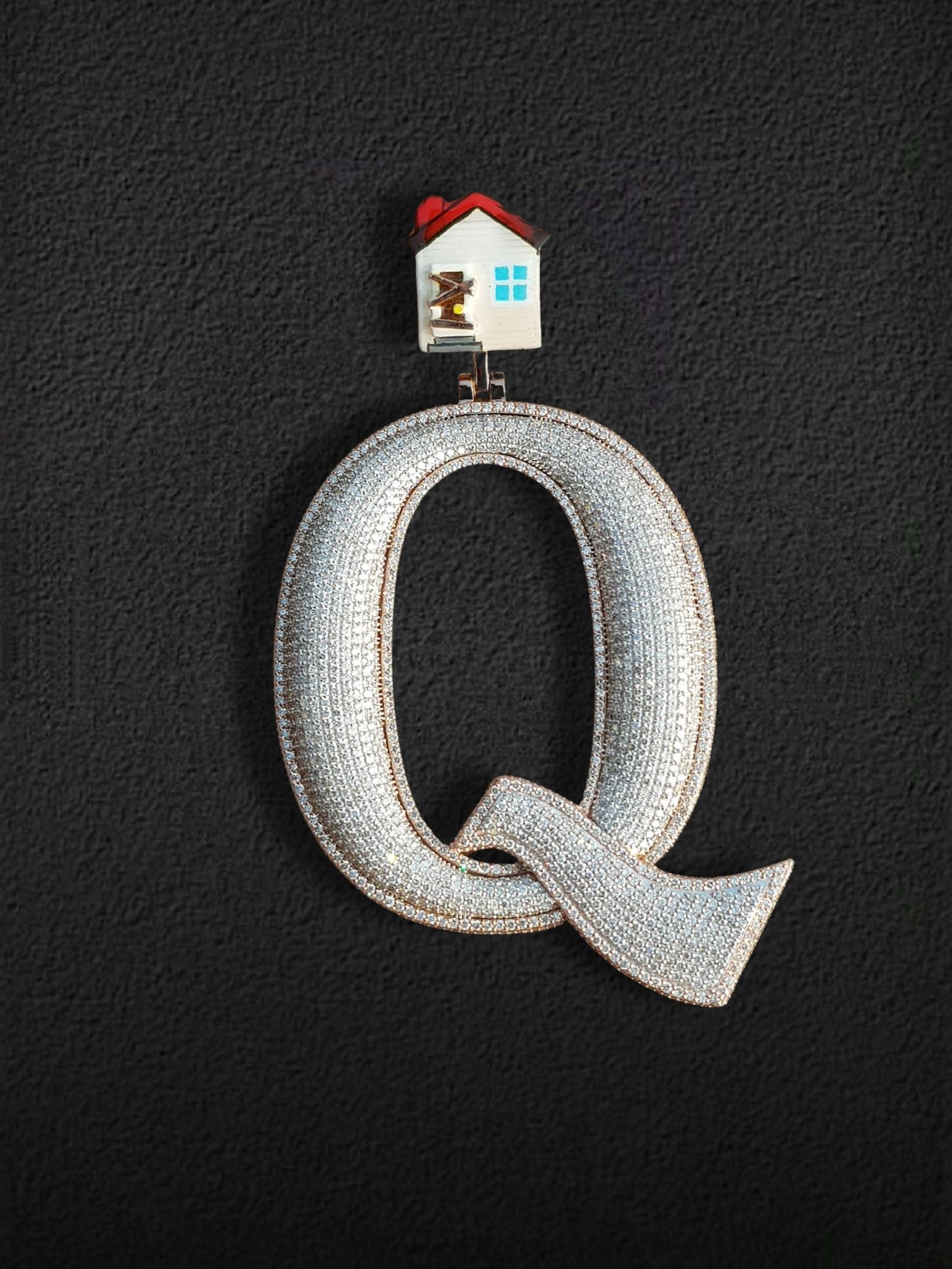 Iced Out Q – Real Estate Edition Pendant