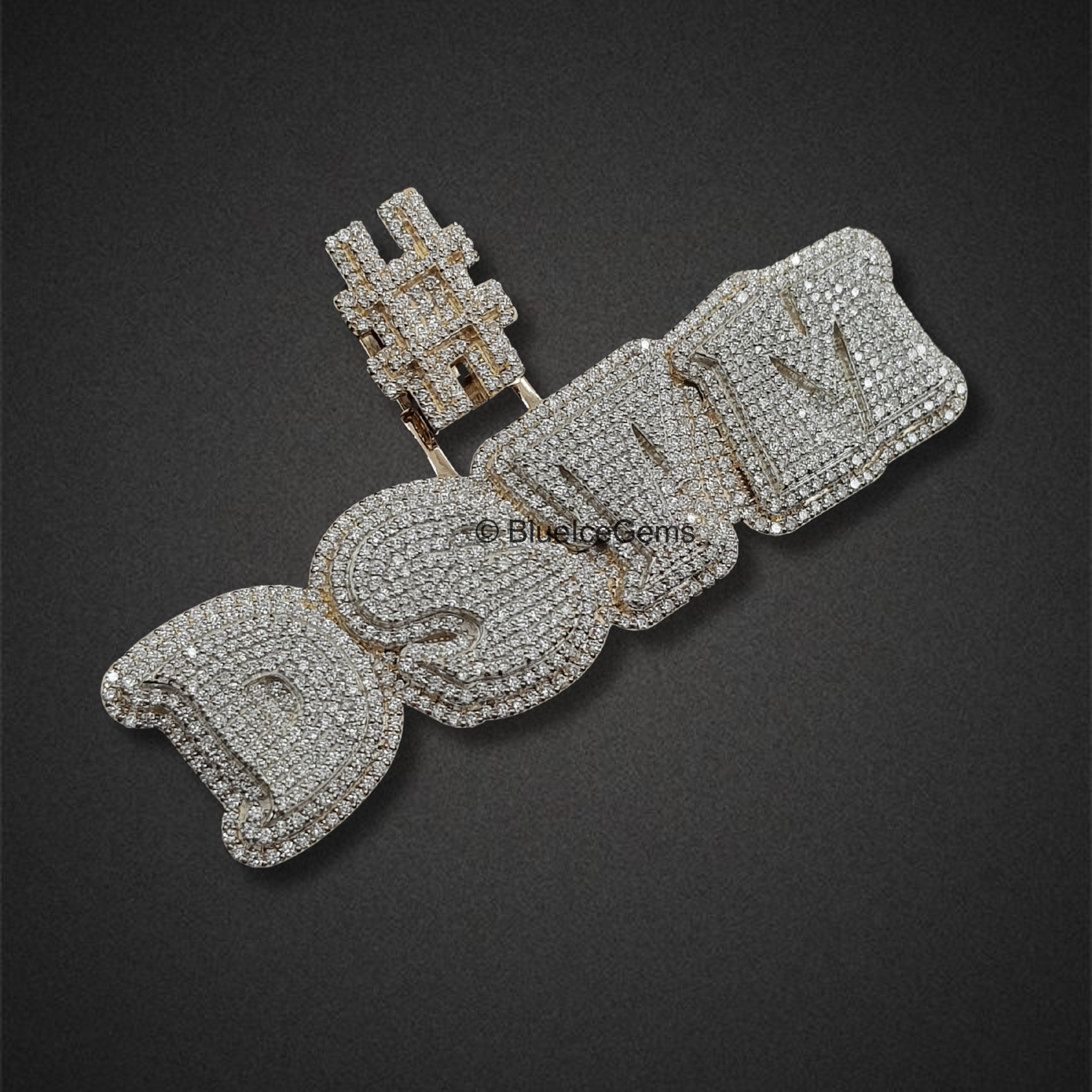The "DSTM" Diamond Tag Pendant