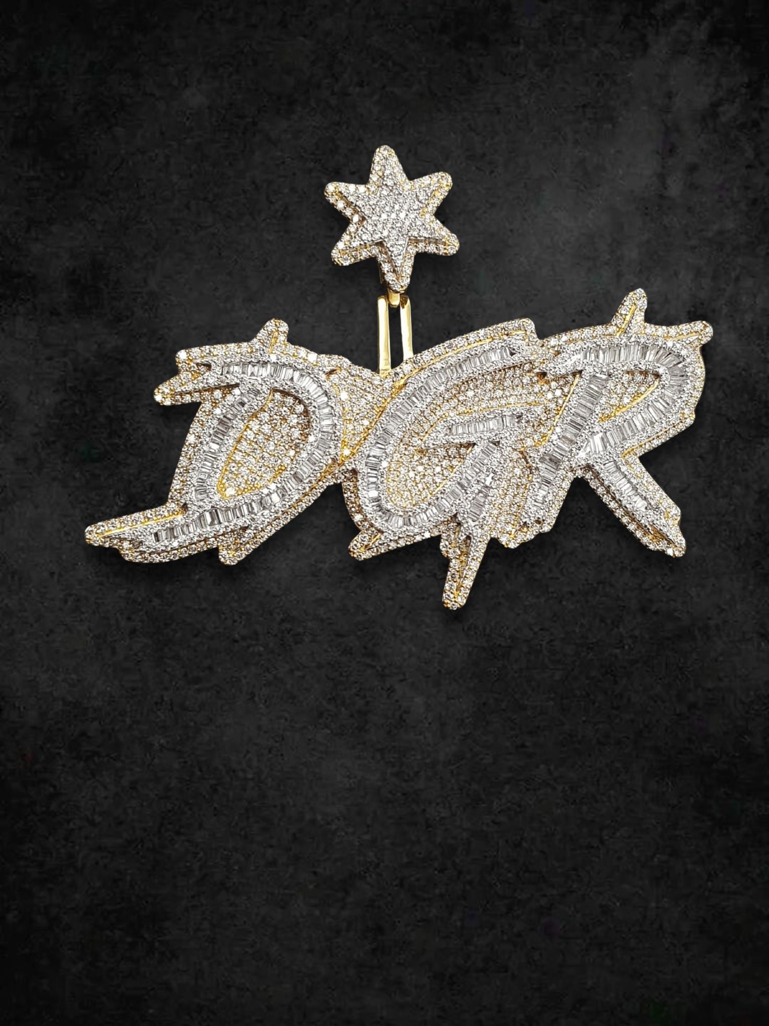 Double Gold Rush Piece Pendant