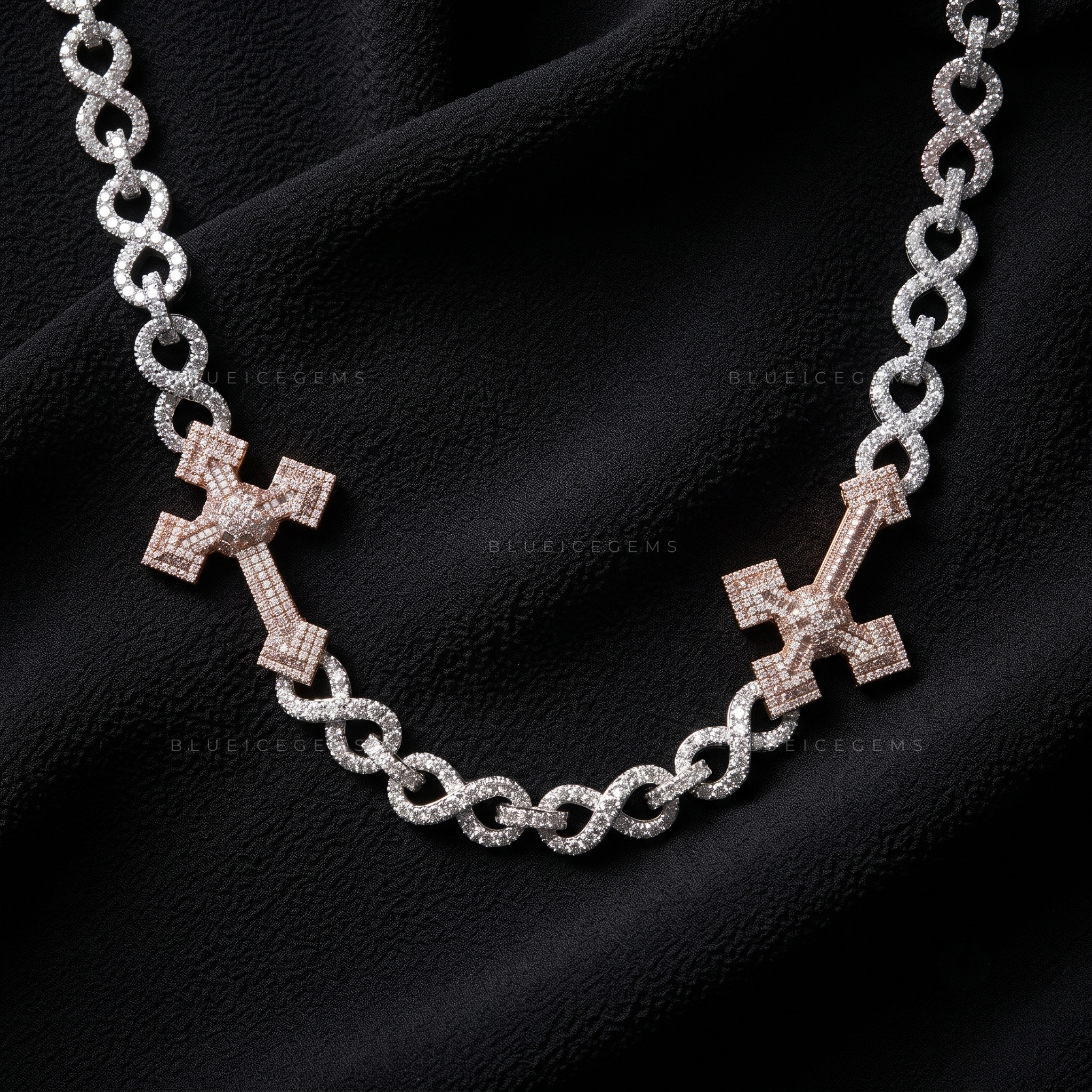 Crossbound Infinity Link Chain