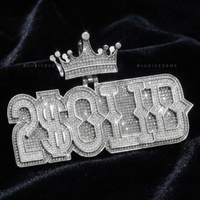 The "2$OLID" Sovereign: Crown-Topped Industrial Block Signature Pendant