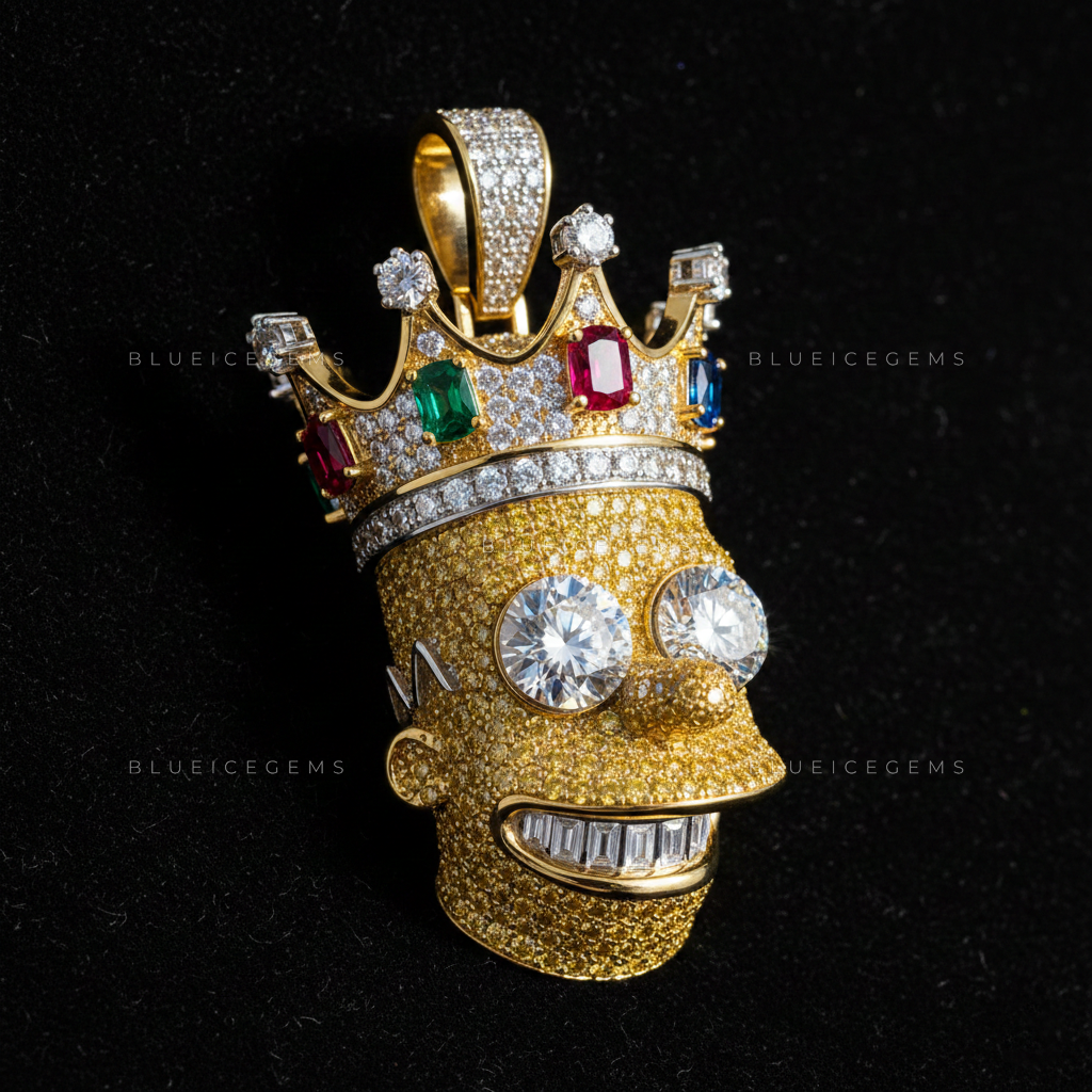 The Crowned Rebel: Canary Diamond Icon & Vivid Gemstone Sovereign