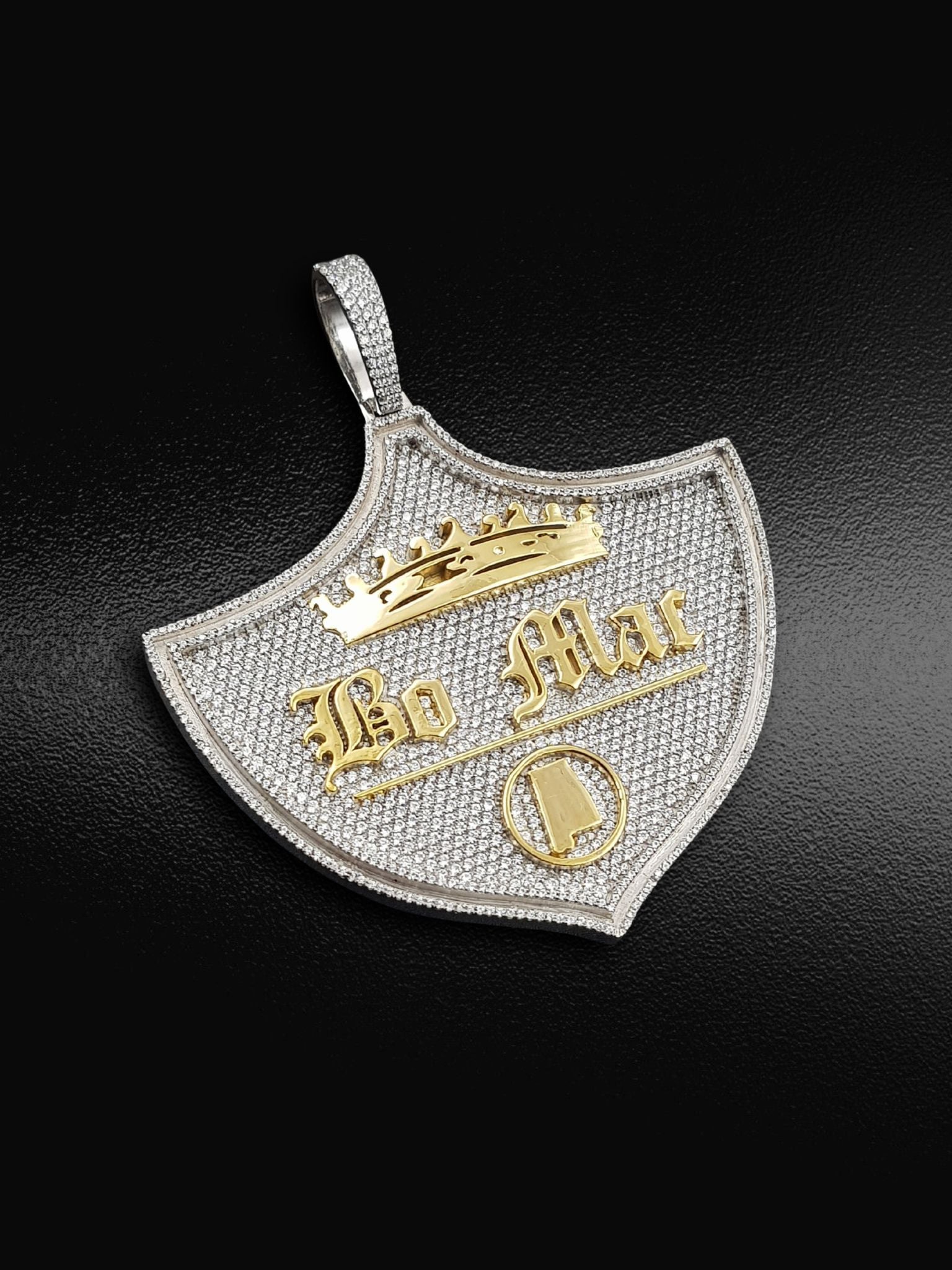 Iced Shield Pendant – Bo Mac Edition Pendant