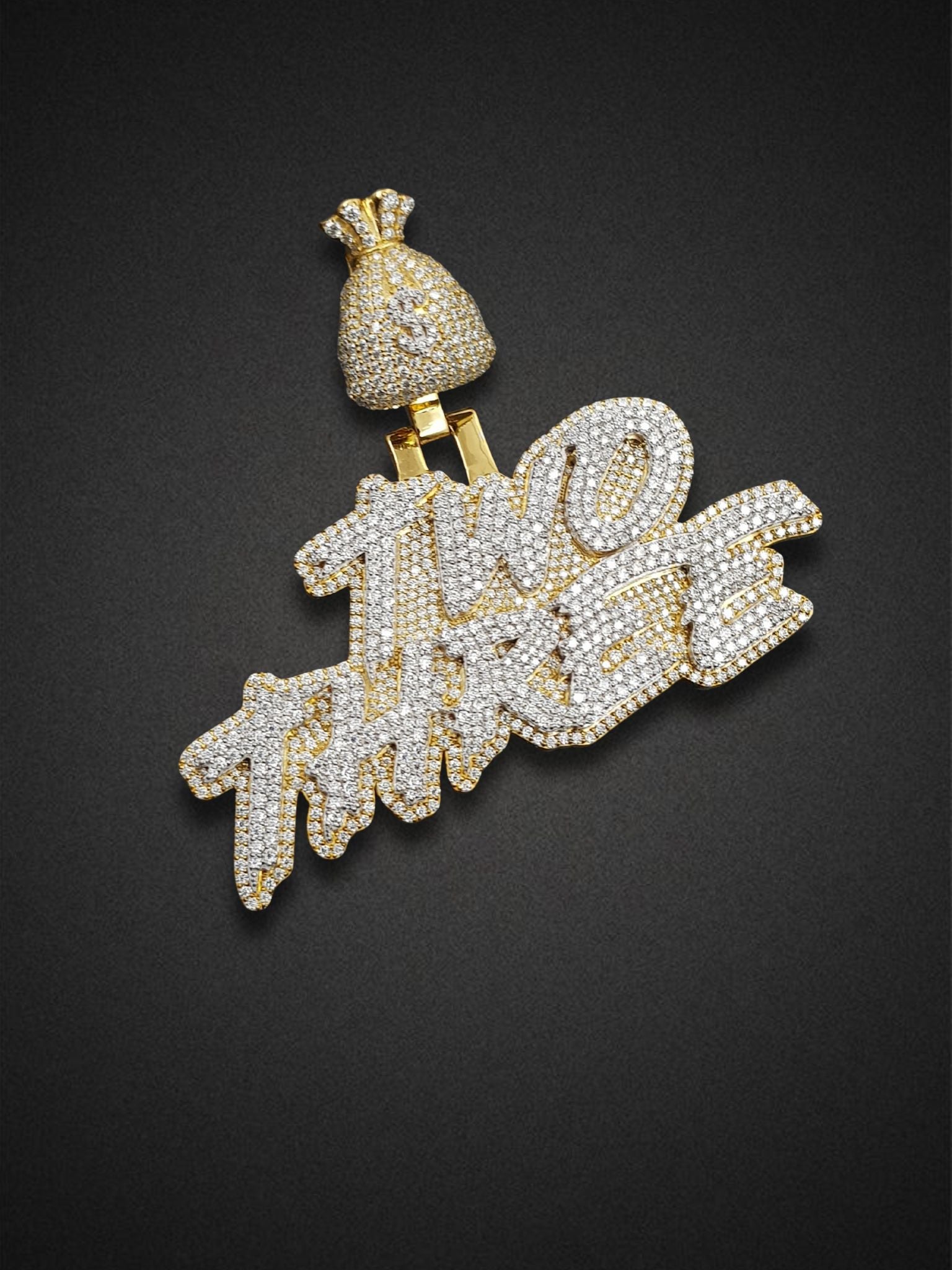 Two Three Drip Piece Pendant